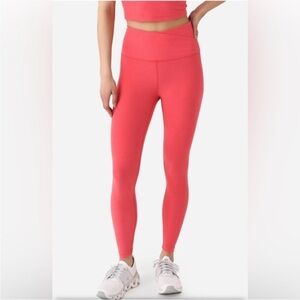 Beyond Yoga Spacedye At Your Leisure High Waisted Midi Legging, Size M Pink B2